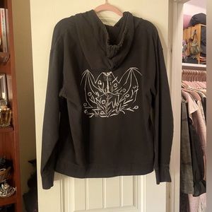 🖤unisex bat skeleton hoodie🖤